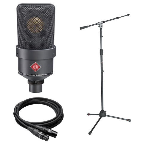Collage image of the Neumann TLM 103 MT Cardioid Microphone - Black PERFORMER PAK