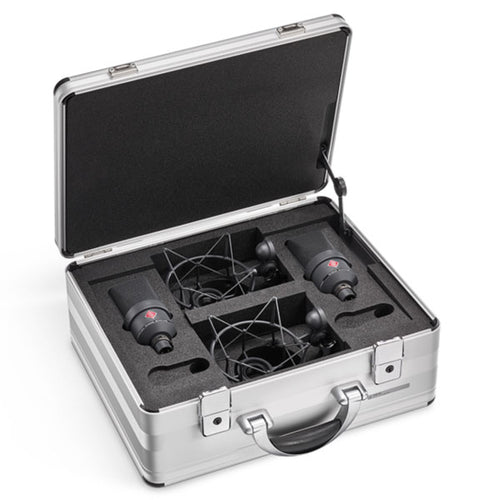 Neumann TLM 103 MT Stereo Pair with Shockmounts and Case - Black