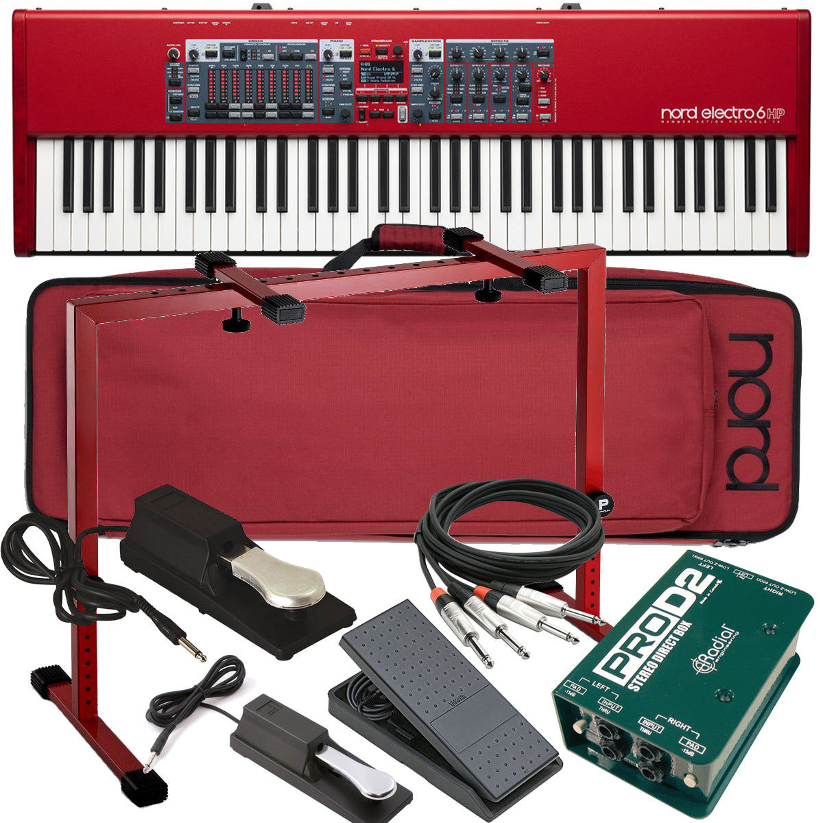 Nord Electro 6 HP 73 Stage Keyboard STAGE RIG – Kraft Music