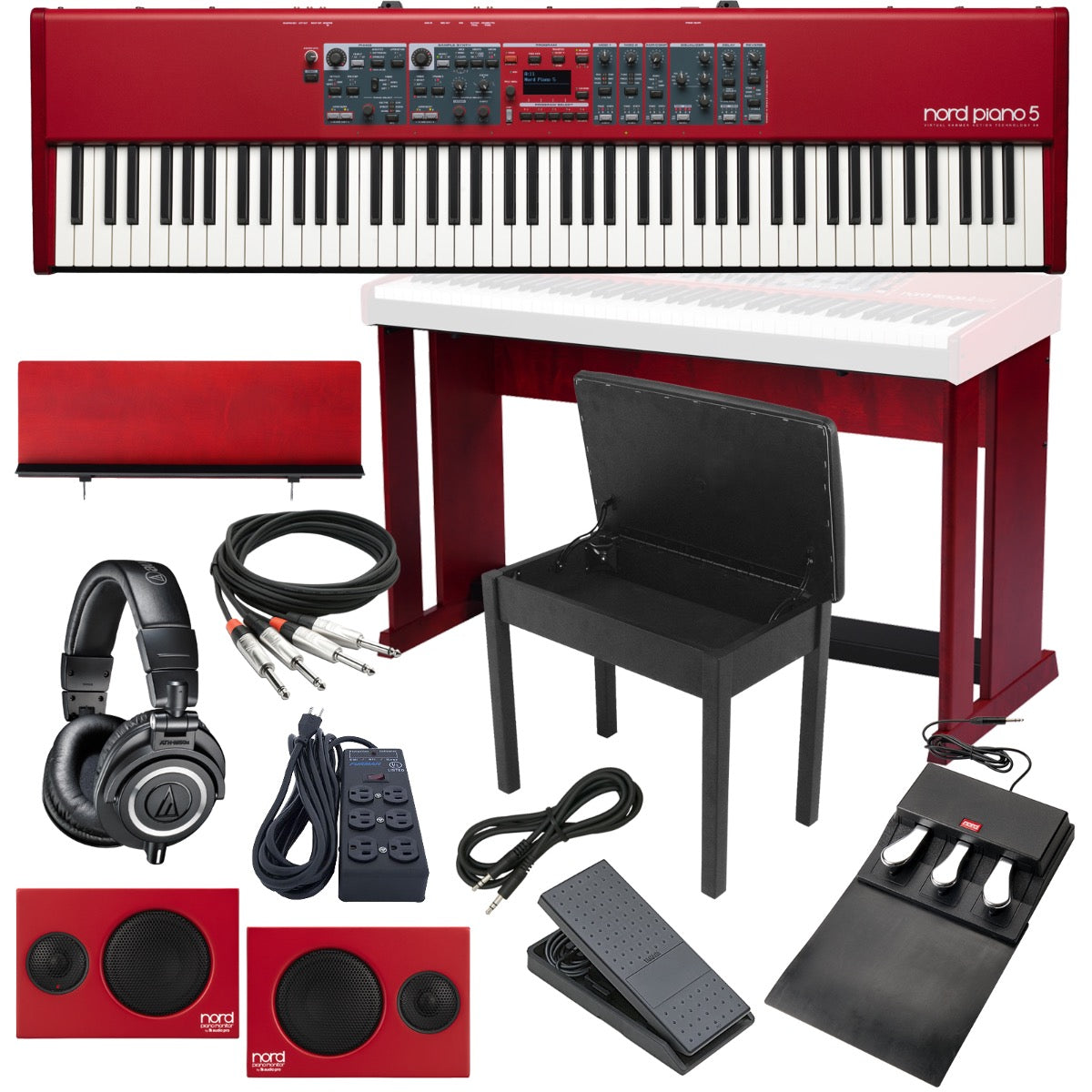 Nord Piano 5 88 Stage Piano COMPLETE HOME BUNDLE