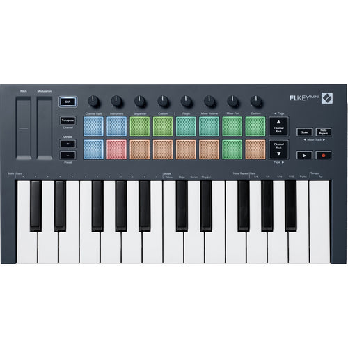 Novation FLkey Mini USB-MIDI Keyboard Controller for FL Studio View 1