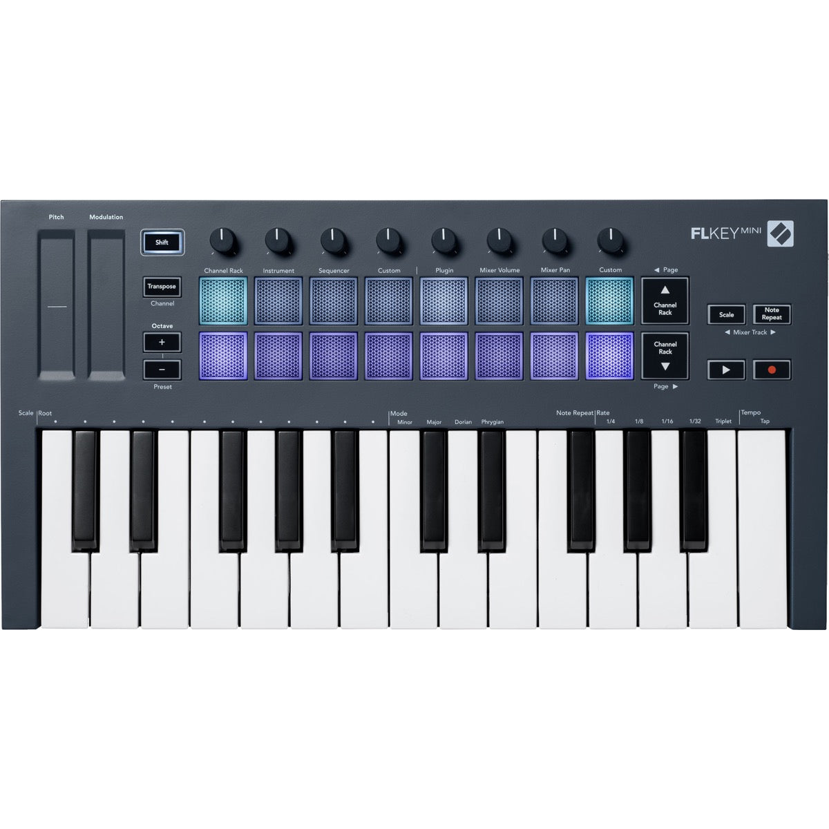 Novation FLkey Mini USB-MIDI Keyboard Controller for FL Studio View 3