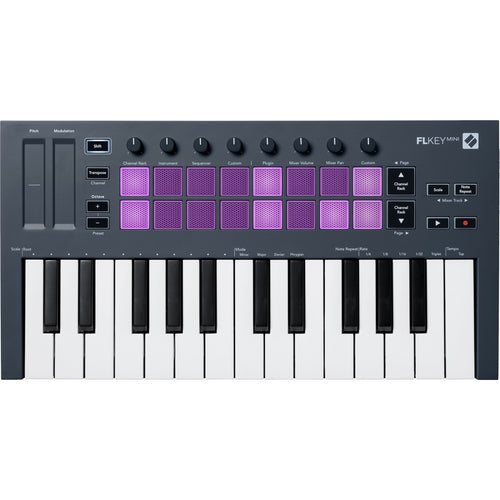 Novation FLkey Mini USB-MIDI Keyboard Controller for FL Studio View 3