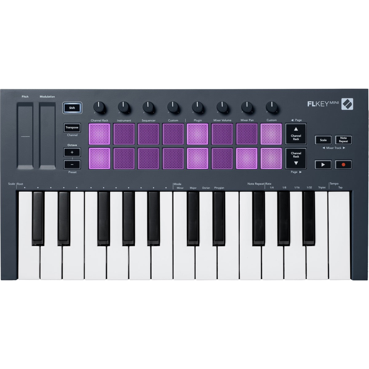 Novation FLkey Mini USB-MIDI Keyboard Controller for FL Studio View 2