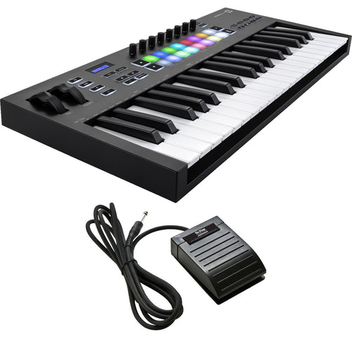 Bundle collage image of Novation Launchkey 37 MK3 Keyboard Controller BONUS PAK bundle