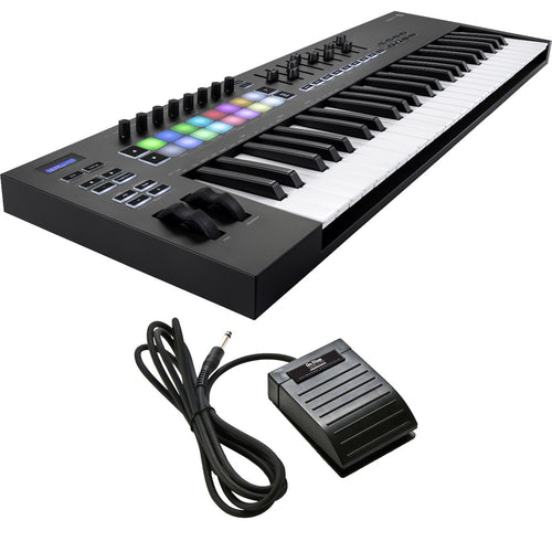 Bundle collage image of Novation Launchkey 49 MK3 Keyboard Controller BONUS PAK bundle
