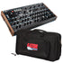 Bundle collage image of Novation Peak 8-Voice Polyphonic Desktop Synthesizer CARRY BAG KIT bundle