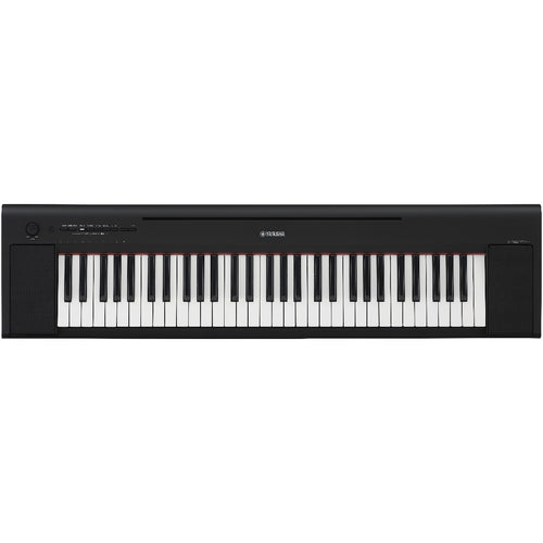 Collage image of the Yamaha Piaggero NP15 61-Key Portable Keyboard with Power Adapter - Black, View 4