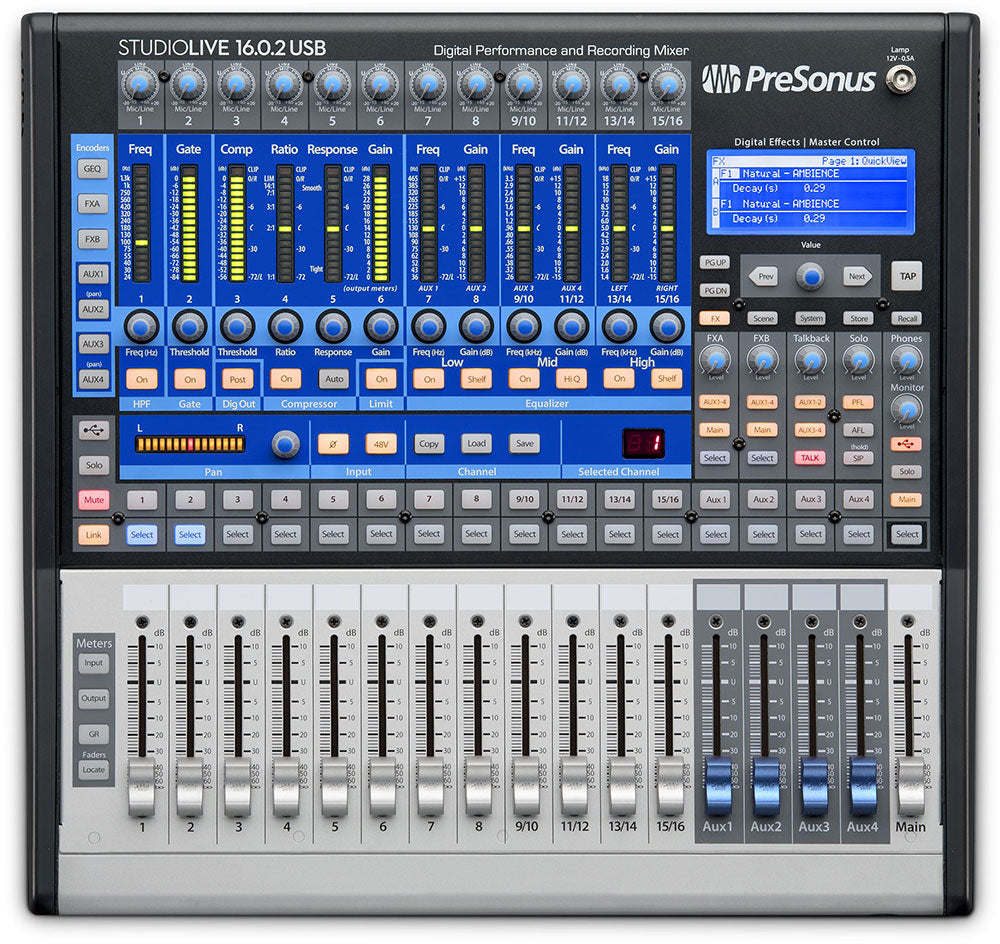StudioLive 16.0.2 USB Performance and Recording Digital Mixer