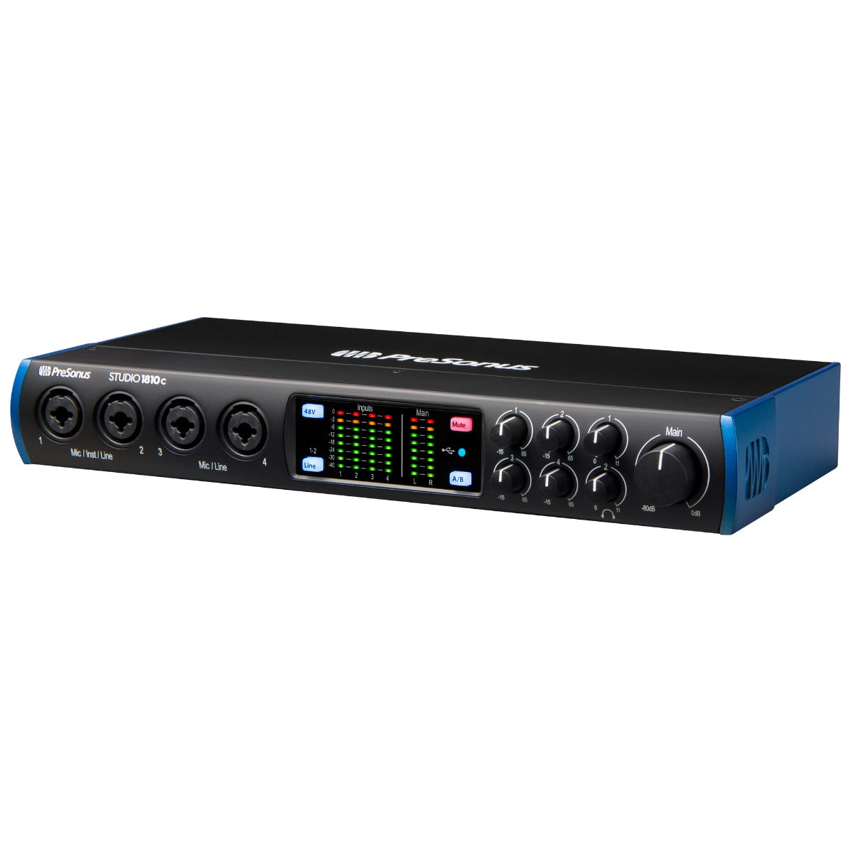 PreSonus Studio 1810c: 18x8, 4-Pre USB-C Audio Interface