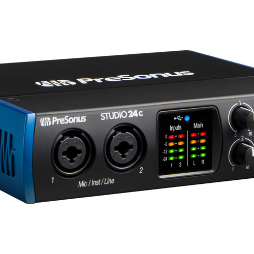 PreSonus Studio 24c: 2x2, 2-Pre USB-C Audio Interface