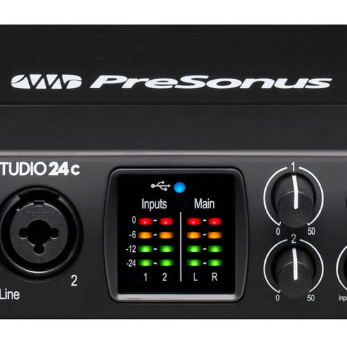 PreSonus Studio 24c: 2x2, 2-Pre USB-C Audio Interface