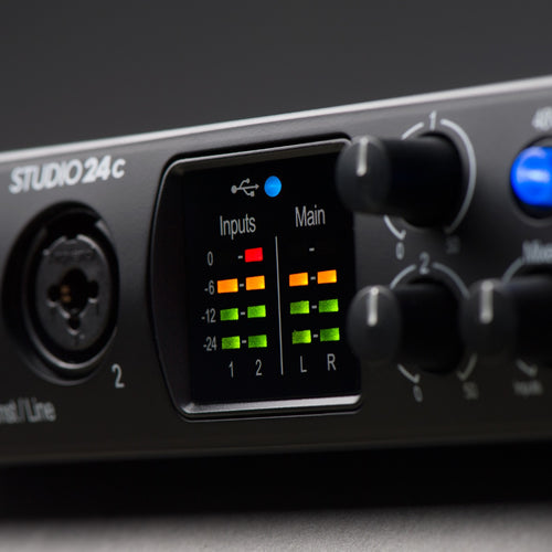 PreSonus Studio 24c: 2x2, 2-Pre USB-C Audio Interface