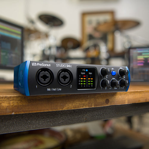 PreSonus Studio 24c: 2x2, 2-Pre USB-C Audio Interface