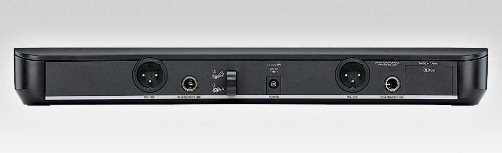 Shure BLX88 Dual Channel Diversity Receiver – Kraft Music Shure BLX88 Dual Channel Diversity Receiver – Kraft Music
