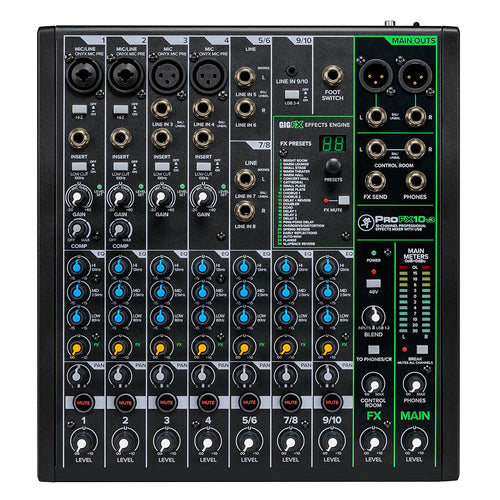 Mackie ProFX10v3 Effects Mixer with USB