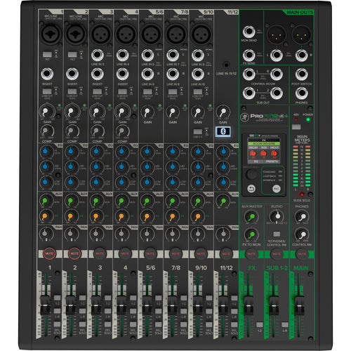 Mackie ProFX12v3+ 12 Channel Mixer PERFORMER PAK