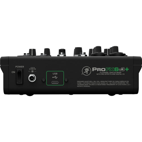 Mackie ProFX6v3+ 6 Channel Mixer STUDIO PAK