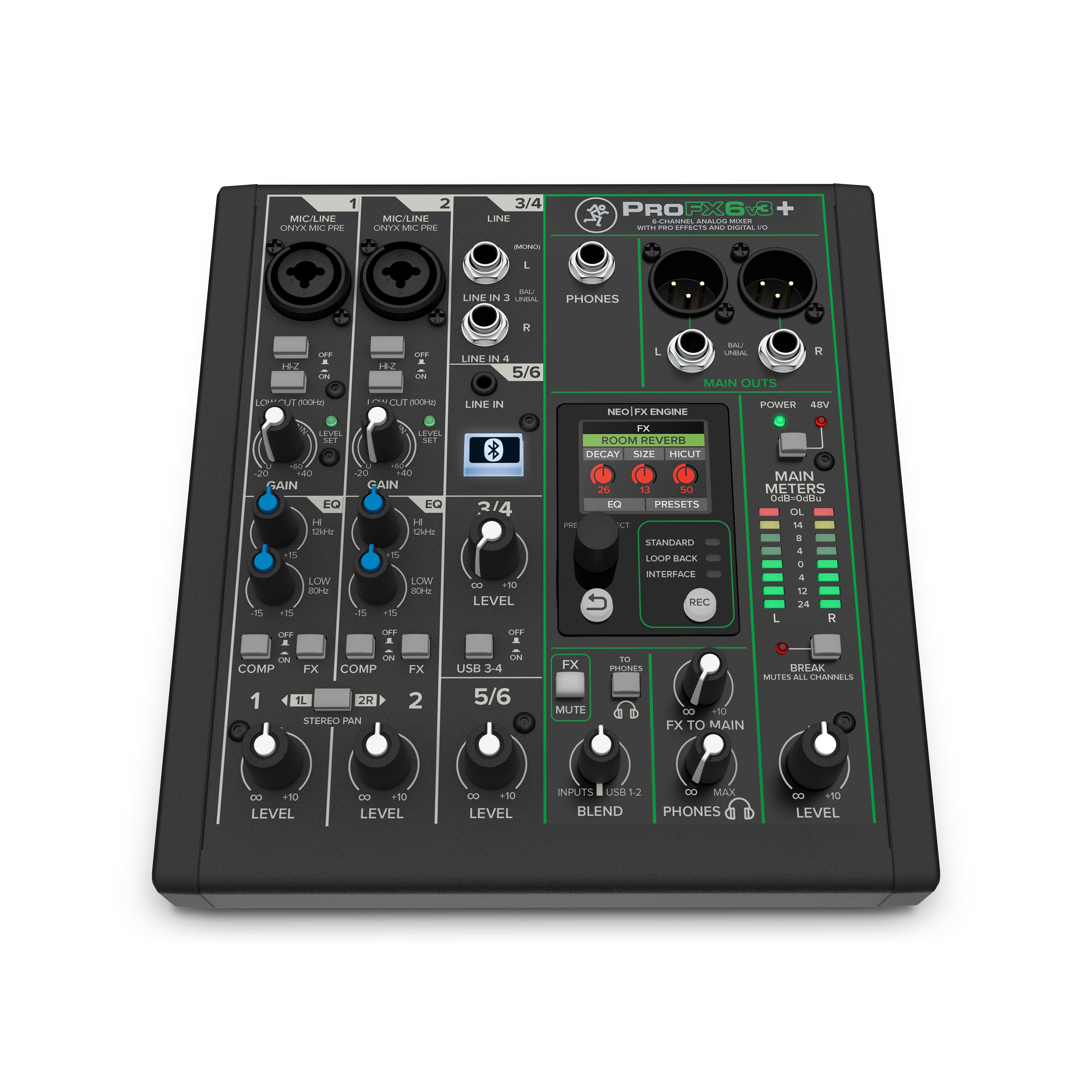 Mackie ProFX6v3+ 6 Channel Mixer