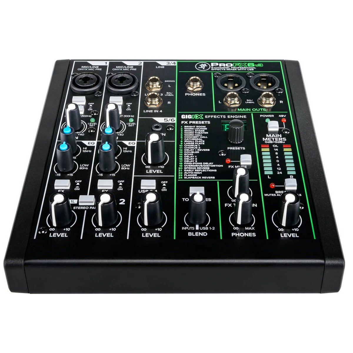 Mackie ProFX6v3 Effects Mixer with USB – Kraft Music
