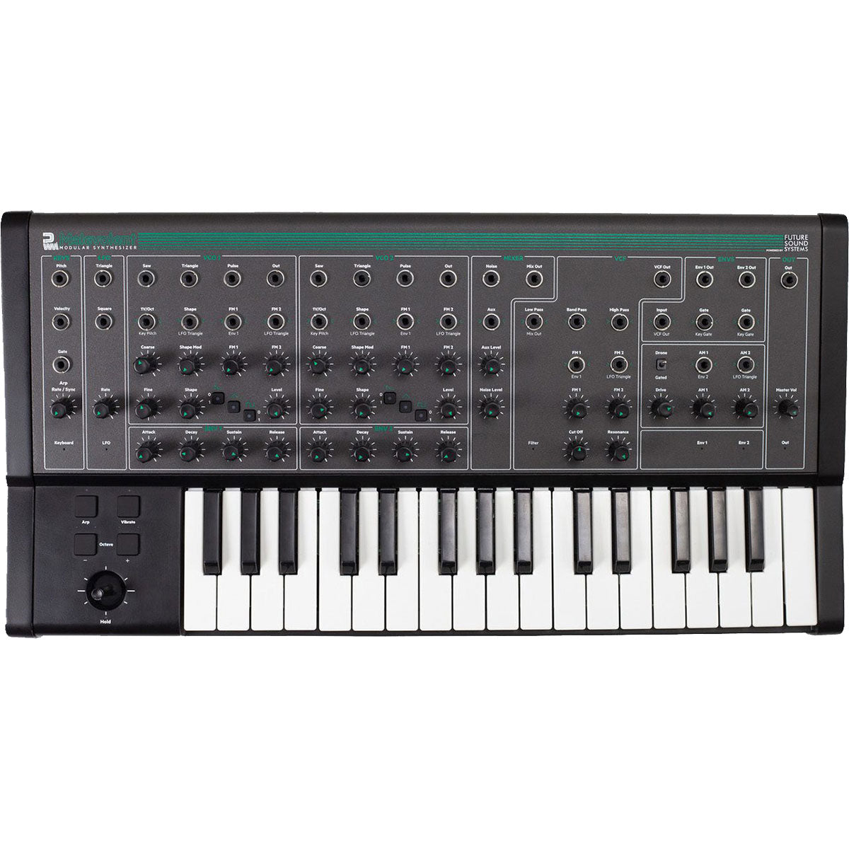 PWM Malevolent Semi-Modular Analog Synthesizer