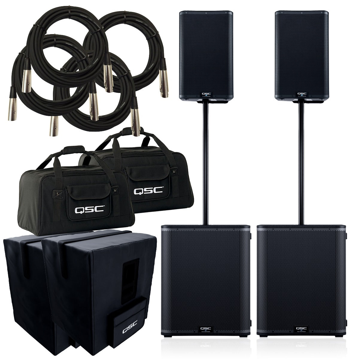 QSC K12.2 Powered Speaker STAGE RIG