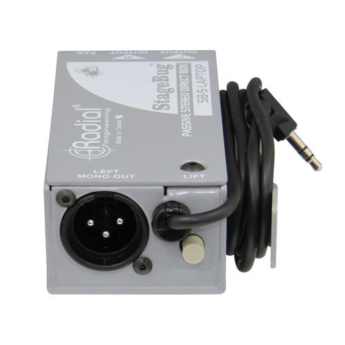 StageBug SB-5 Laptop Stereo Direct Box