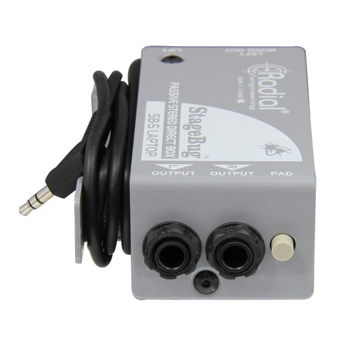 StageBug SB-5 Laptop Stereo Direct Box