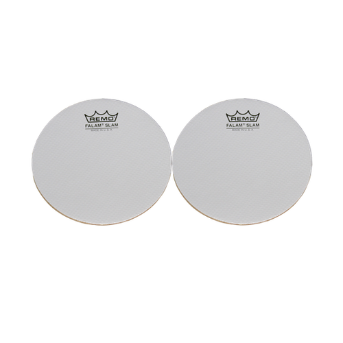 Image of two four inch Remo Falam Slam patches