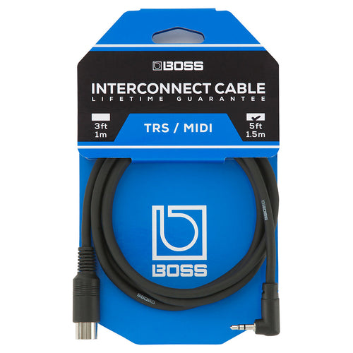 Boss BMIDI-5-35 Midi Cable - 5' view 1