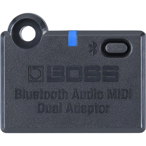 Front view of Boss BT-Dual Bluetooth Audio MIDI Dual Adaptor