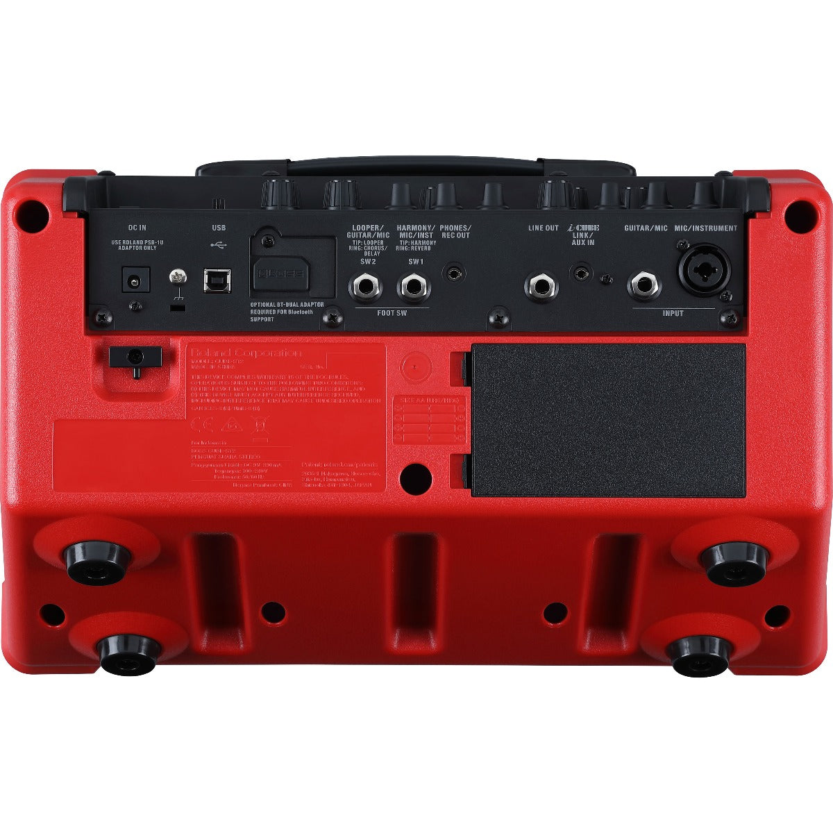 Boss Cube Street II Battery-Powered Stereo Amplifier - Red CARRY