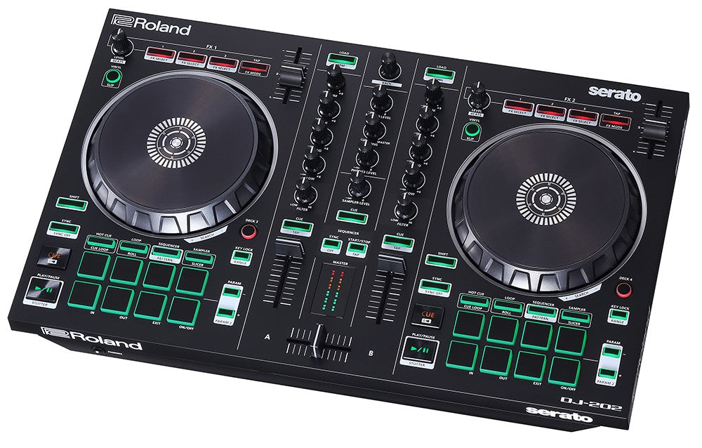 Roland DJ-202 DJ Controller with Serato DJ Pro