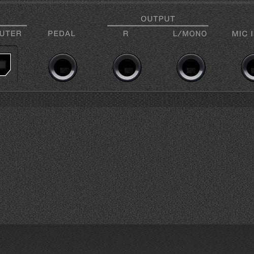 Roland EX50 Arranger Keyboard, Back panel