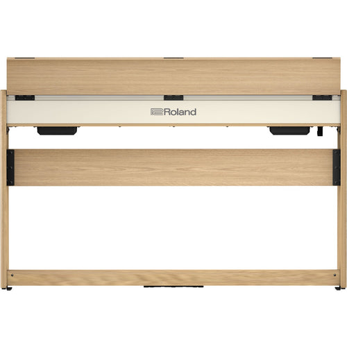 Rear view of Roland F701 Digital Piano - Light Oak