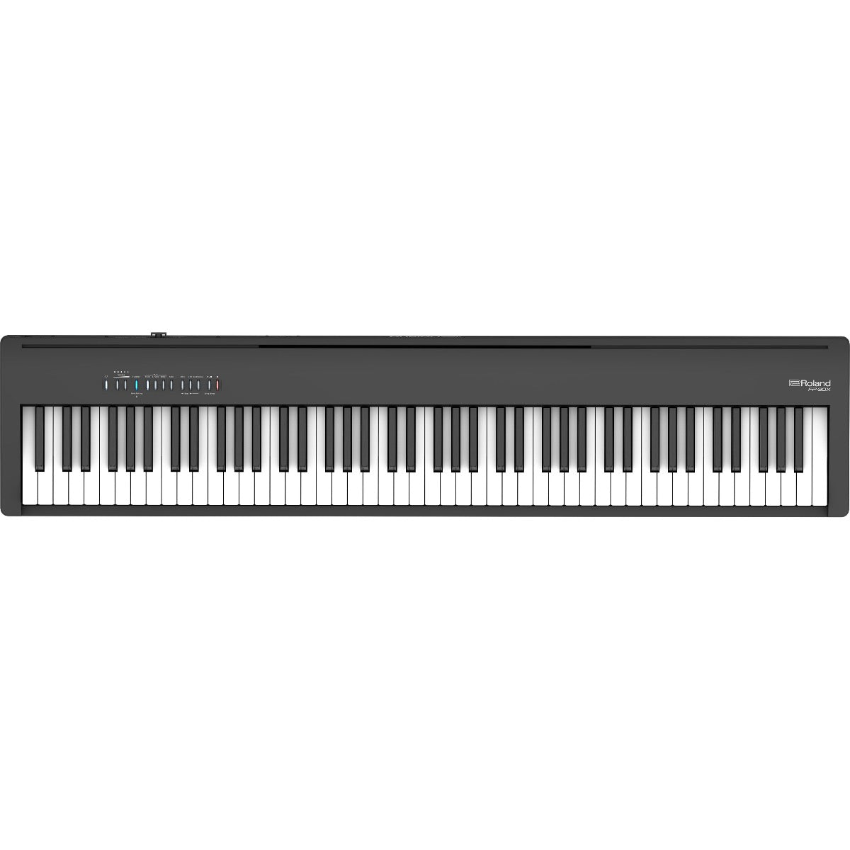 Top view of Roland FP-30X Digital Piano - Black