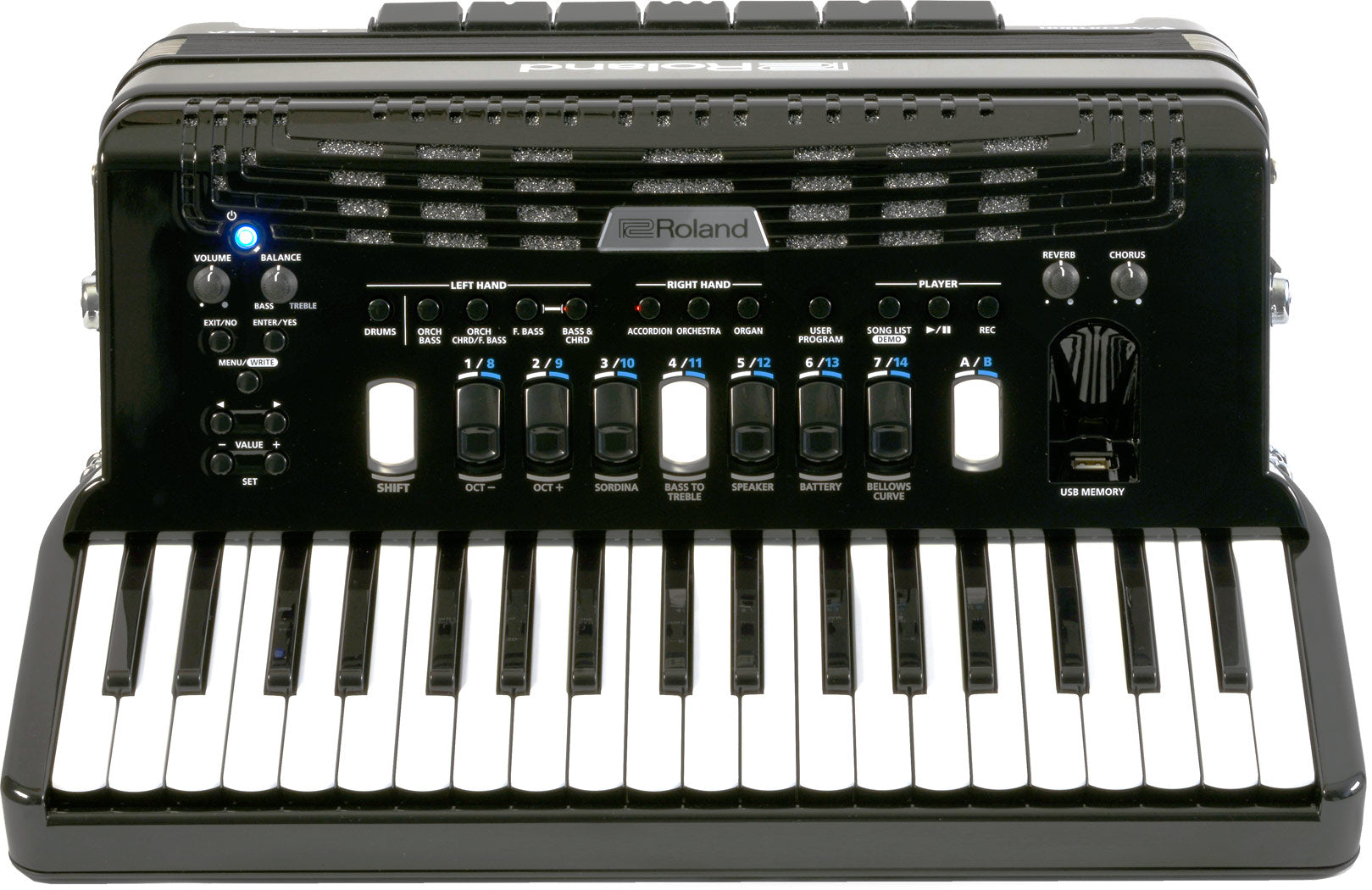 Roland FR-4x V-Accordion Dale Mathis Edition - Black, View 2