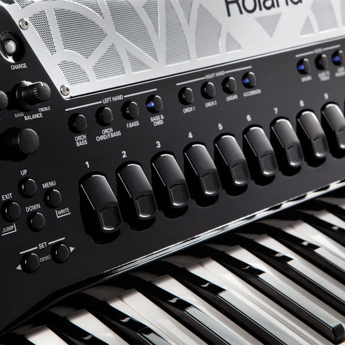 Roland FR-8x V-Accordion Dale Mathis Edition - Black, View 5