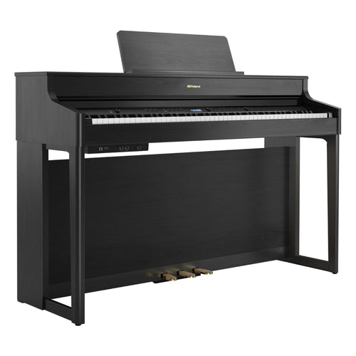 Roland HP702 Digital Piano - Charcoal Black - Catalog Shot 2