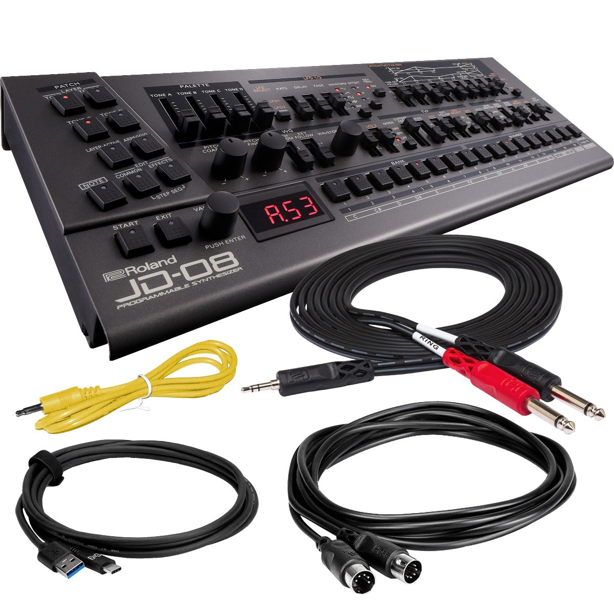 Roland Boutique JD-08 Synthesizer Module CABLE KIT – Kraft Music