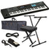 Collage image of the Roland JUNO-DS61 Synthesizer STAGE ESSENTIALS BUNDLE