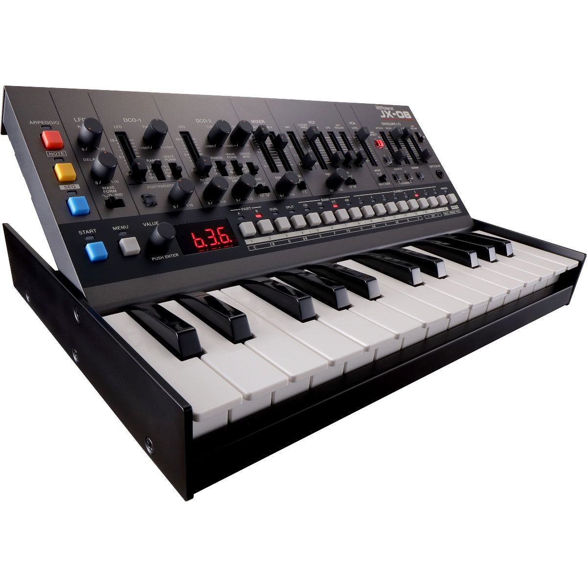Roland Boutique JX-08 Synthesizer Module with K-25m Keyboard Unit – Kraft  Music