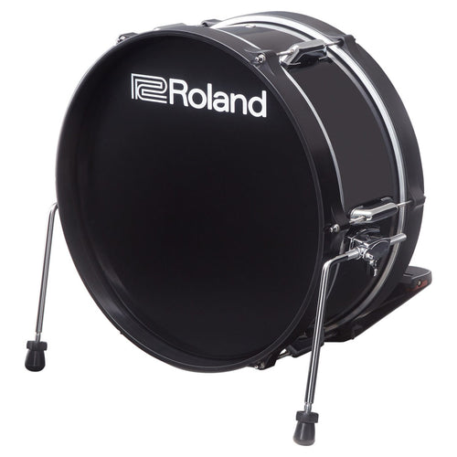 Angled image of the Roland KD-180L-BK VAD 18" Kick Drum Pad