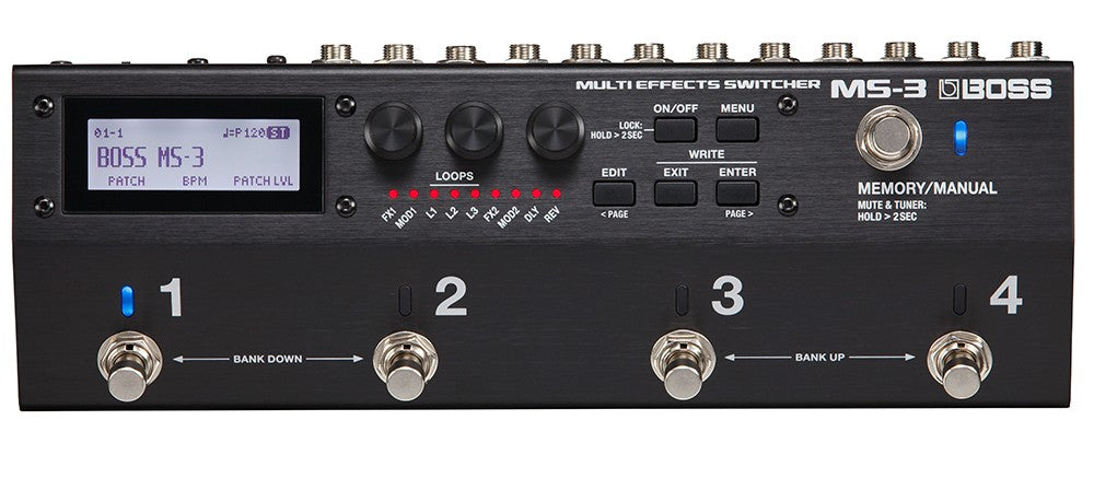 Boss MS-3 Multi Effects Switcher – Kraft Music