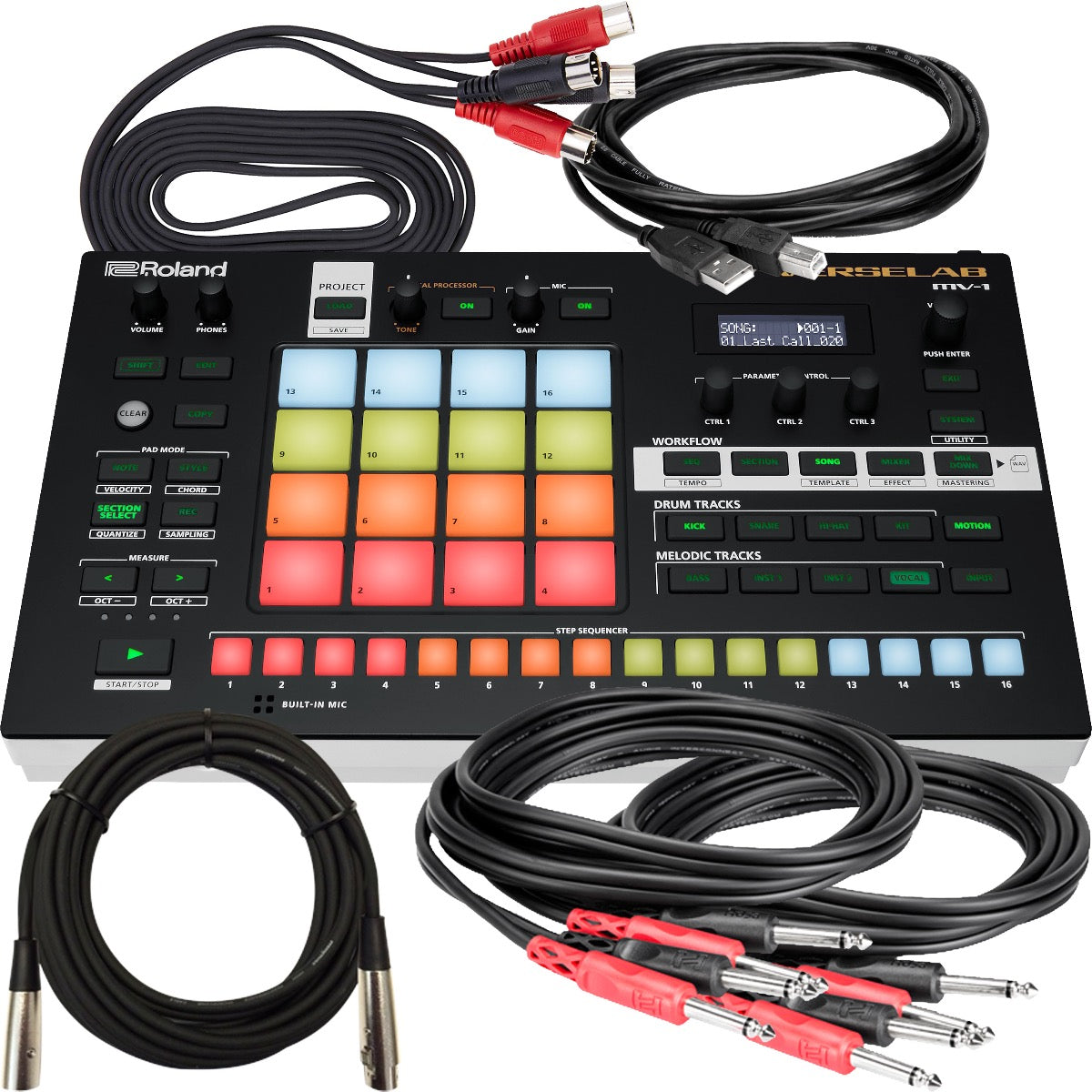 Roland Verselab MV-1 Music Workstation CABLE KIT