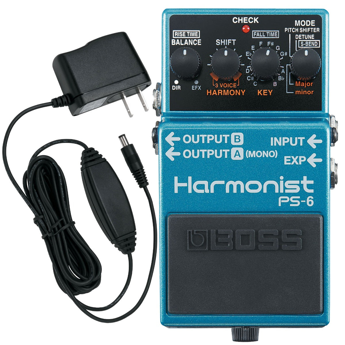 Boss PS-6 Harmonist Stompbox Guitar Pedal POWER KIT