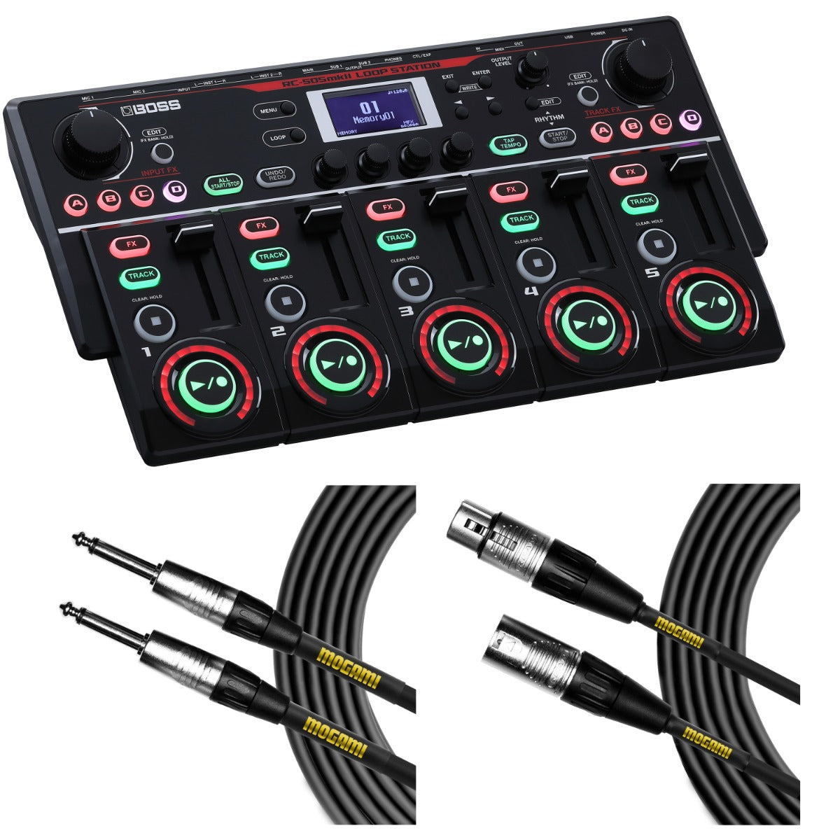 BOSS RC-505 miⅡ Loop Station 本体(付属ケーブル付) Boss RC-505mkII Loop Station MOGAMI CABLE KIT – Kraft Music