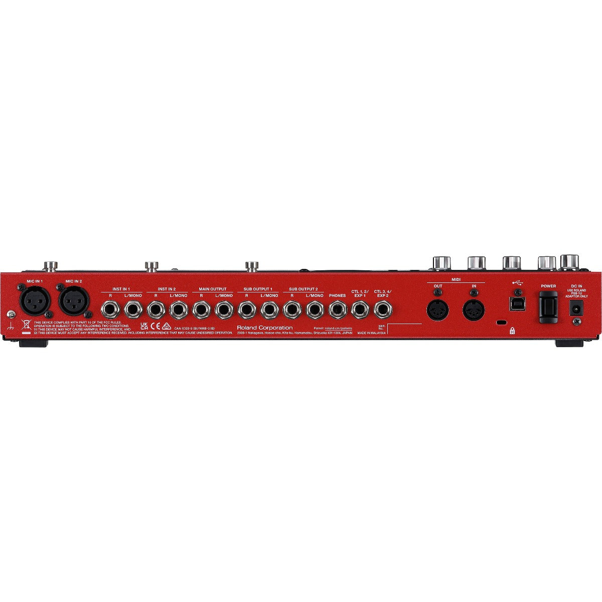 Boss RC-600 Loop Station View 2