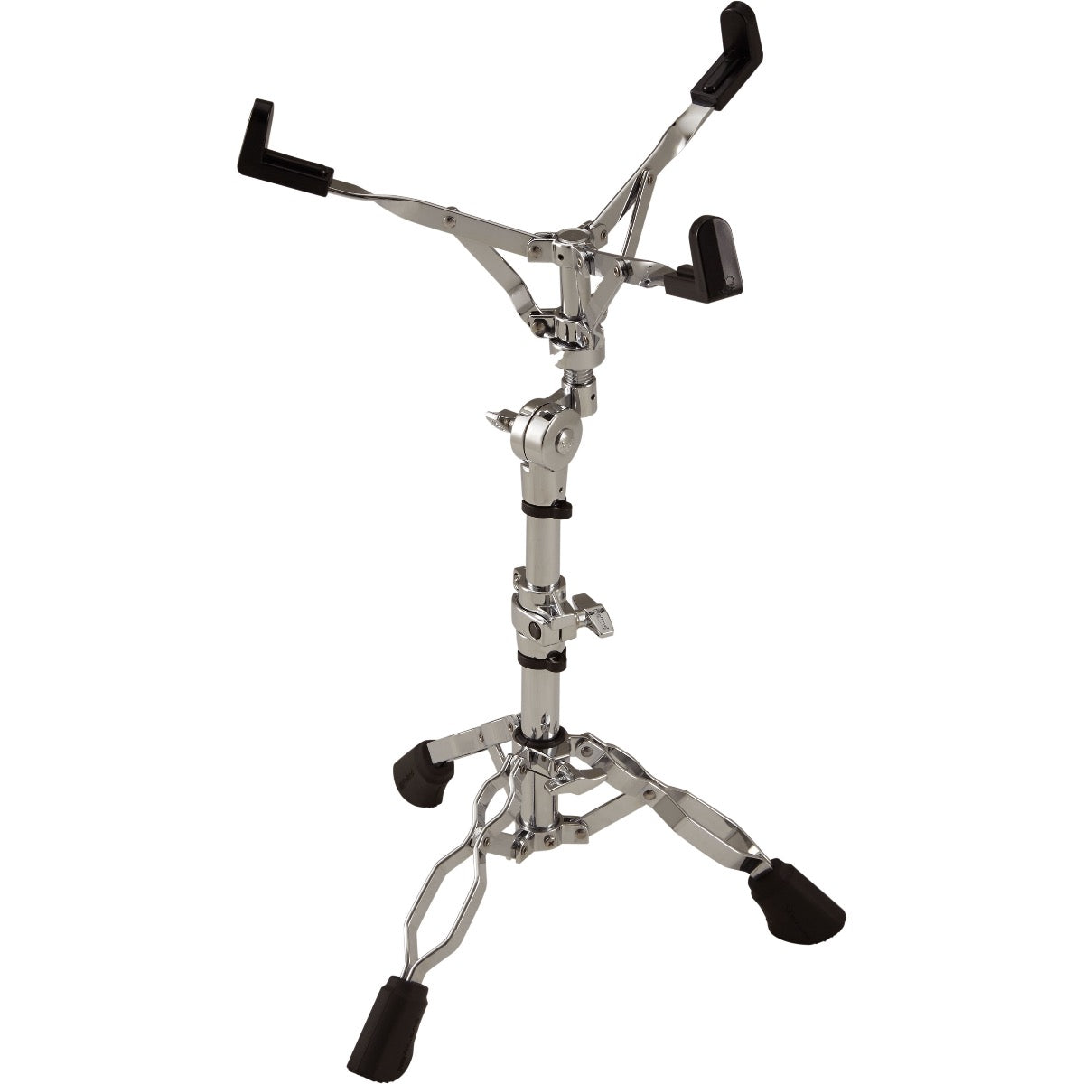 3/4 view of Roland RDH-130 V-Drums Snare Drum Stand with Noise Eater Technology showing top, front and right side