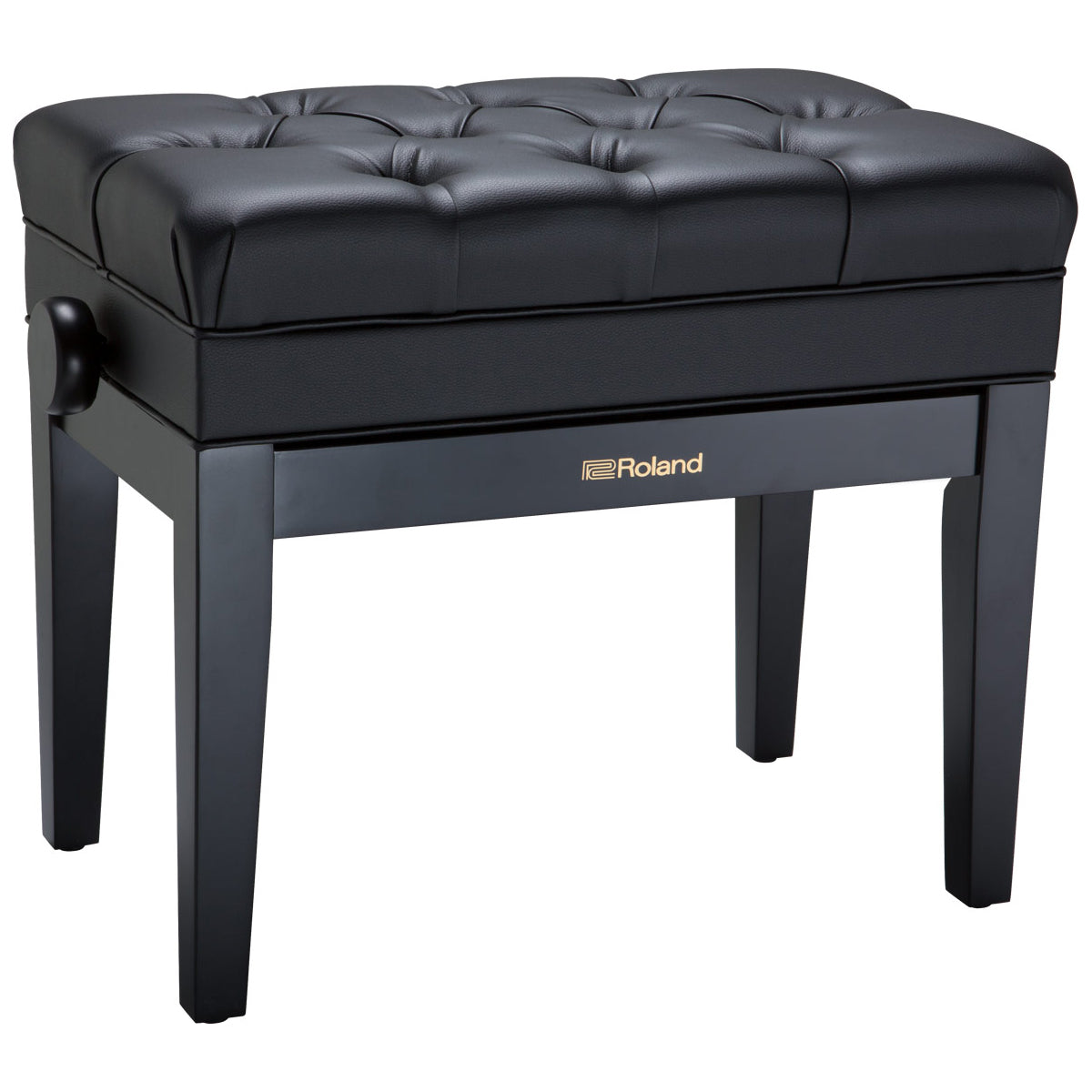 Roland RPB-500BK Piano Bench with Storage - Satin Black View 1